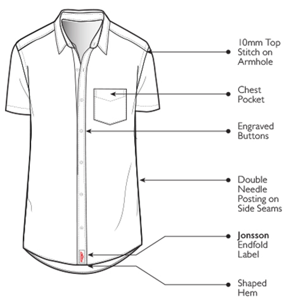 Jonsson Workwear | Legendary One Pocket Short Sleeve Shirt