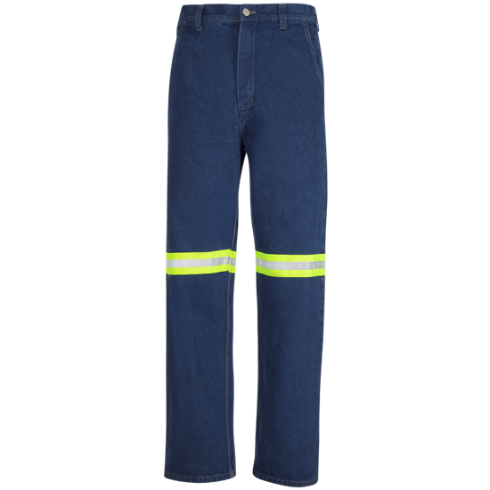 Picture of Denim Reflective Work Trousers