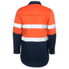 Picture of 100% Cotton Vented Long Sleeve Reflective Work Shirt