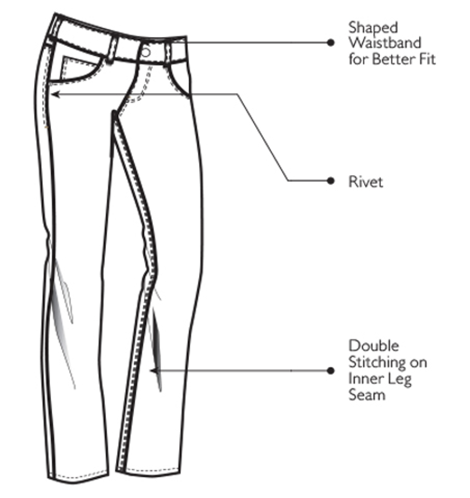 Jonsson Workwear | Women’s Low Rise Regular Fit Denim Jean