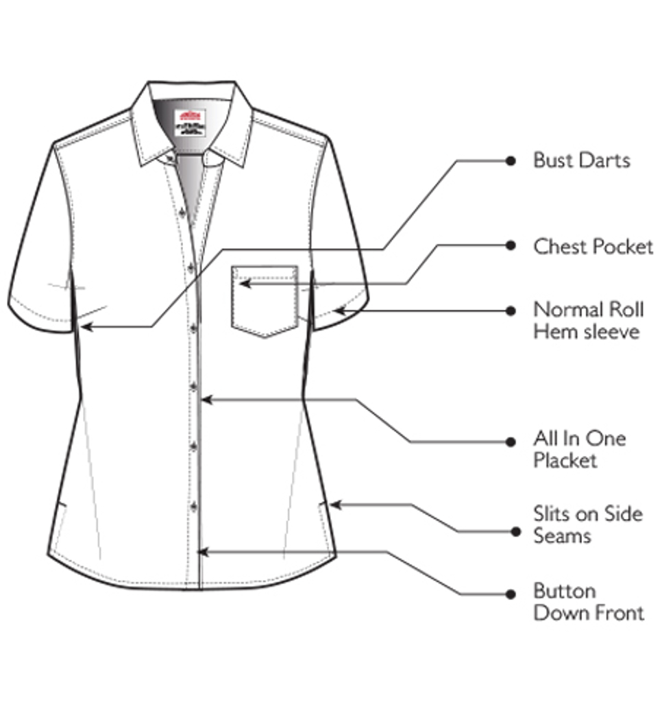 Jonsson Workwear | Women's Short Sleeve Shirts
