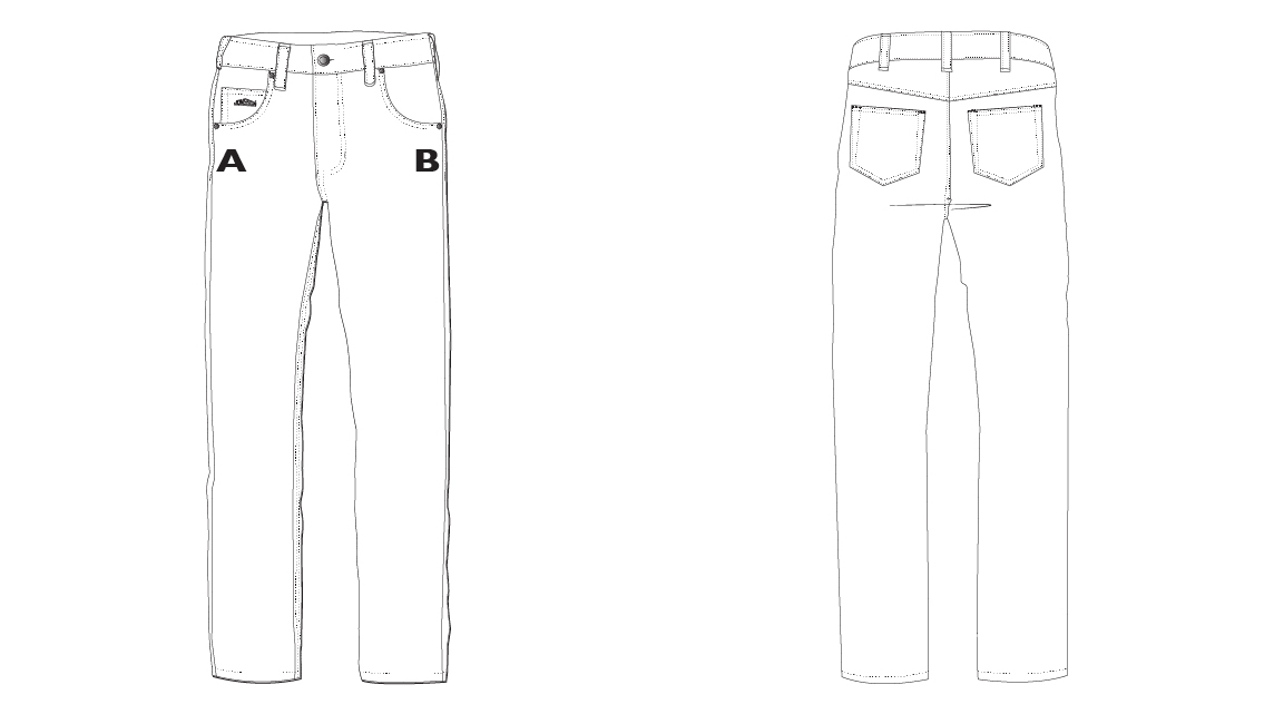 Jonsson Workwear | Stretch Five Pocket Jeans
